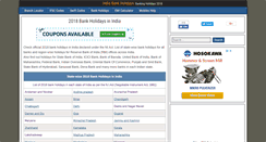 Desktop Screenshot of holidays.bankstracker.com