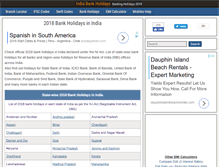 Tablet Screenshot of holidays.bankstracker.com