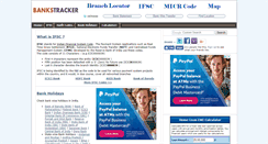 Desktop Screenshot of bankstracker.com