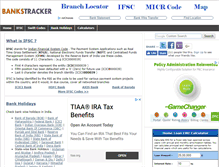 Tablet Screenshot of bankstracker.com